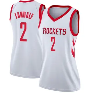 Houston Rockets Women's Jock Landale White Swingman Jersey - Association Edition