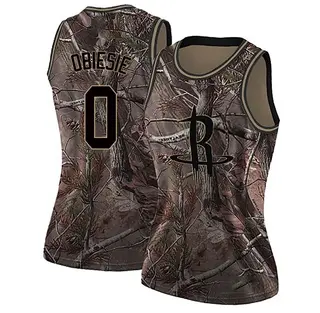 Houston Rockets Women's Joshua Obiesie Camo Swingman Realtree Collection Jersey