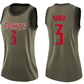 Houston Rockets Women's N'Faly Dante Green Swingman Salute to Service Jersey