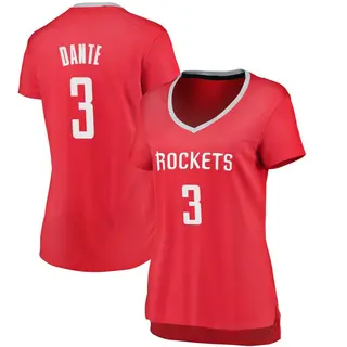 Houston Rockets Women's N'Faly Dante Red Fast Break Jersey - Icon Edition