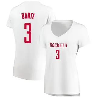 Houston Rockets Women's N'Faly Dante White Fast Break Jersey - Association Edition