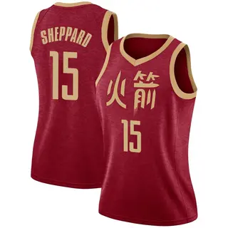 Houston Rockets Women's Reed Sheppard Red Swingman 2018/19 Jersey - City Edition