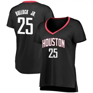 Houston Rockets Women's Reggie Bullock Jr. Black Fast Break Jersey - Statement Edition