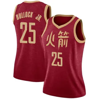 Houston Rockets Women's Reggie Bullock Jr. Red Swingman 2018/19 Jersey - City Edition