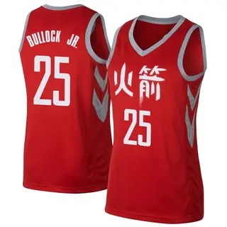 Houston Rockets Women's Reggie Bullock Jr. Red Swingman Jersey - City Edition