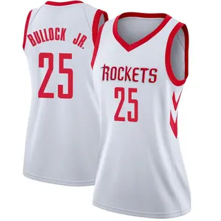 Houston Rockets Women's Reggie Bullock Jr. White Swingman Jersey - Association Edition