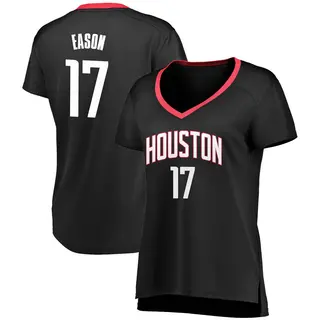 Houston Rockets Women's Tari Eason Black Fast Break Jersey - Statement Edition