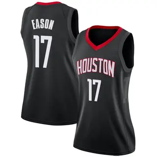 Houston Rockets Women's Tari Eason Black Swingman Jersey - Statement Edition