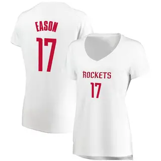 Houston Rockets Women's Tari Eason White Fast Break Jersey - Association Edition