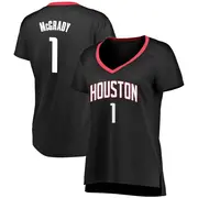 Houston Rockets Women's Tracy McGrady Black Fast Break Jersey - Statement Edition