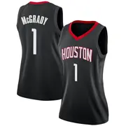 Houston Rockets Women's Tracy McGrady Black Swingman Jersey - Statement Edition