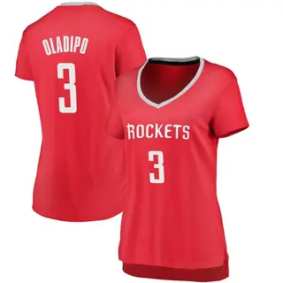 Houston Rockets Women's Victor Oladipo Red Fast Break Jersey - Icon Edition