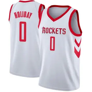 Houston Rockets Youth Aaron Holiday White Swingman Jersey - Association Edition