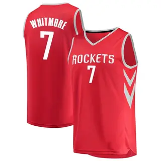 Houston Rockets Youth Cam Whitmore Red Fast Break Jersey - Icon Edition