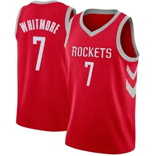 Houston Rockets Youth Cam Whitmore Red Swingman Jersey - Icon Edition