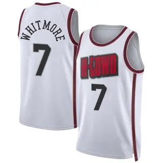 Houston Rockets Youth Cam Whitmore White Swingman 2024/25 City Edition Jersey