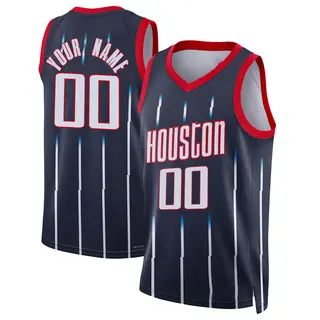 Houston Rockets Youth Custom Navy Swingman 2021/22 City Edition Jersey