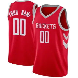 Houston Rockets Youth Custom Red Swingman Jersey - Icon Edition