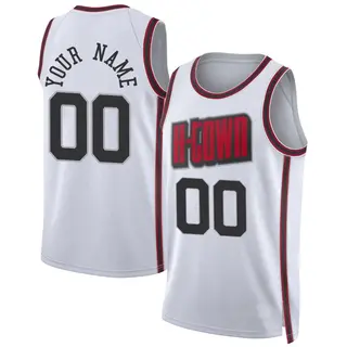 Houston Rockets Youth Custom White Swingman 2024/25 City Edition Jersey