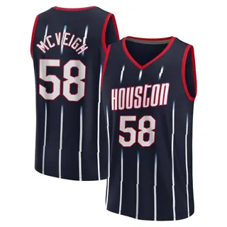 Houston Rockets Youth Jack McVeigh Navy Fast Break 2022/23 City Edition Jersey