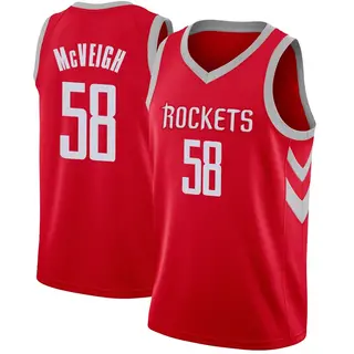 Houston Rockets Youth Jack McVeigh Red Swingman Jersey - Icon Edition