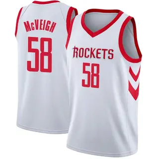 Houston Rockets Youth Jack McVeigh White Swingman Jersey - Association Edition