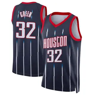 Houston Rockets Youth Jeff Green Green Swingman Navy 2021/22 City Edition Jersey