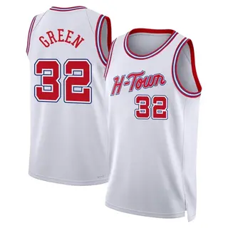 Houston Rockets Youth Jeff Green White Swingman 2023/24 City Edition Jersey