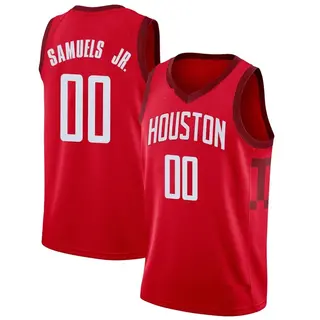 Houston Rockets Youth Jermaine Samuels Jr. Red Swingman 2018/19 Jersey - Earned Edition