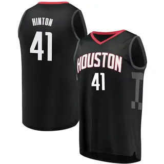 Houston Rockets Youth Nate Hinton Black Fast Break Jersey - Statement Edition