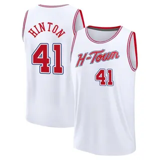 Houston Rockets Youth Nate Hinton White Fast Break 2023/24 City Edition Jersey