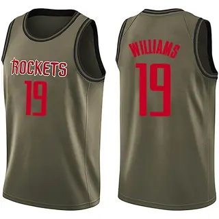 Houston Rockets Youth Nate Williams Green Swingman Salute to Service Jersey