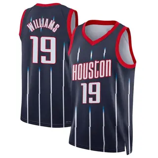 Houston Rockets Youth Nate Williams Navy Swingman 2021/22 City Edition Jersey