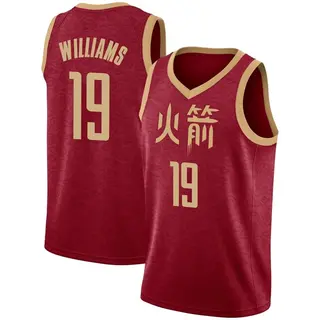 Houston Rockets Youth Nate Williams Red Swingman 2018/19 Jersey - City Edition