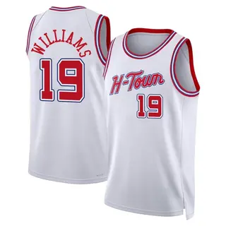 Houston Rockets Youth Nate Williams White Swingman 2023/24 City Edition Jersey