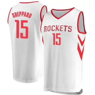 Houston Rockets Youth Reed Sheppard White Fast Break Jersey - Association Edition