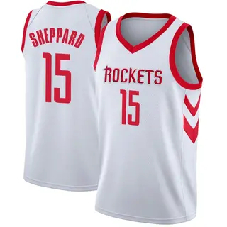 Houston Rockets Youth Reed Sheppard White Swingman Jersey - Association Edition